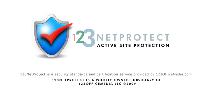 123NetProtect is a security standards certification service provided by 123NetVentures.com